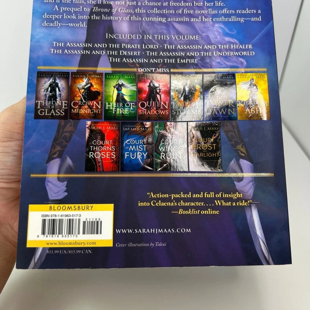 The Assassin's Blade Paperback by Sarah J. Maas Throne of Glass